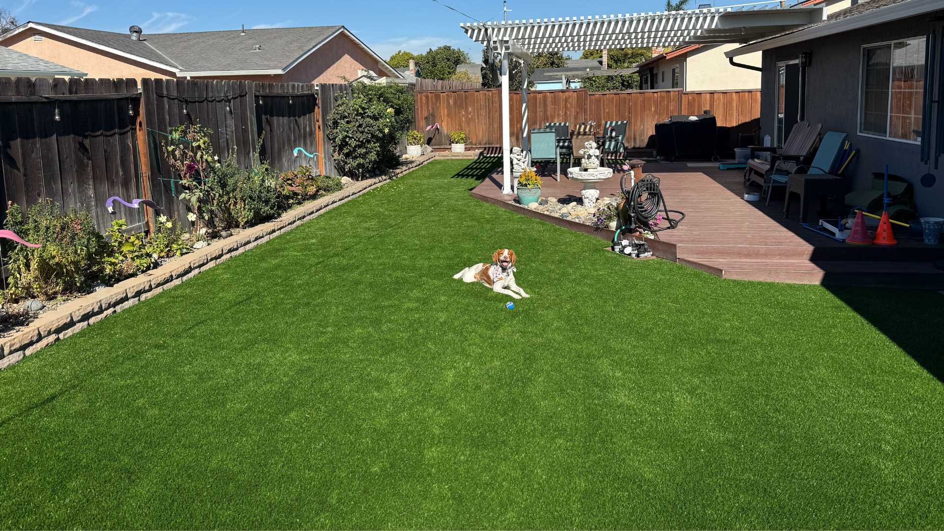 Pet Friendly Turf Installation